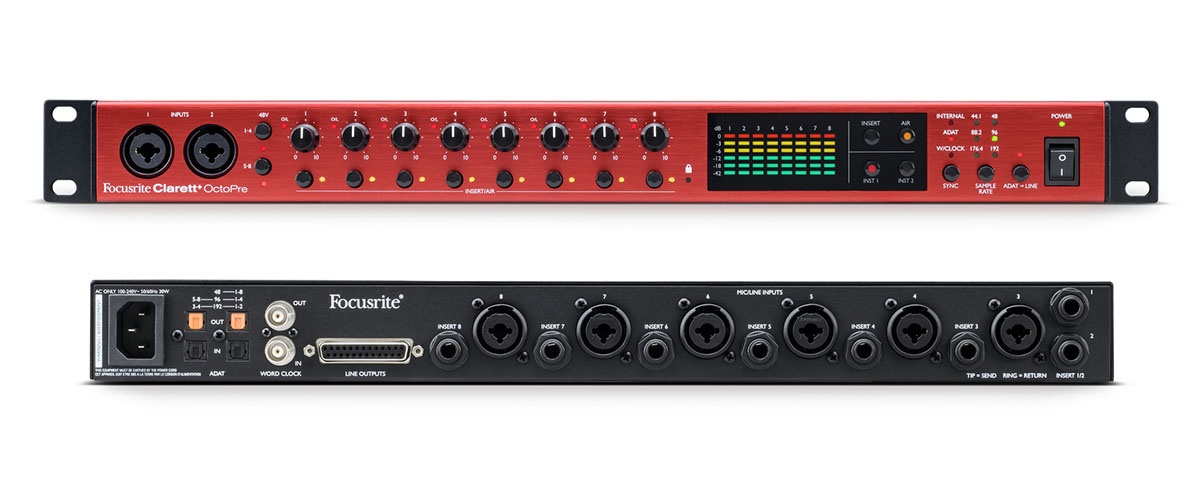 Nyhet: Focusrite Clarett+ OctoPre